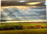 Greeting Card: God Rays From Grand-Pré