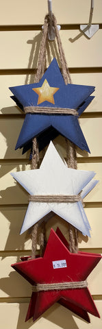 Wooden Decoration: Star on Cords